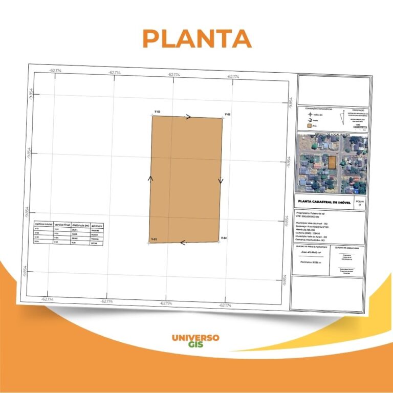 Plantas e Memoriais para Imóveis Urbanos no QGIS – NBR17047