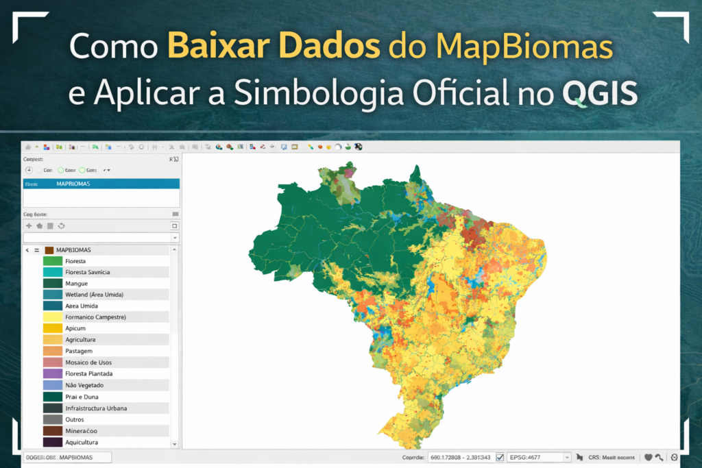 Como Baixar Dados do MapBiomas e Aplicar a Simbologia Oficial no QGIS