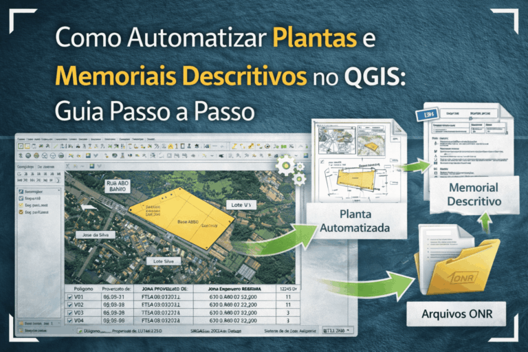 Como Automatizar Plantas e Memoriais Descritivos no QGIS: Guia Passo a Passo