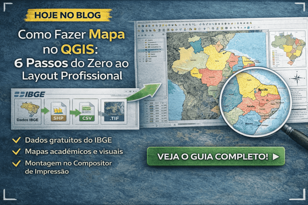 Como Fazer Mapa no QGIS: 6 Passos do Zero ao Layout Profissional