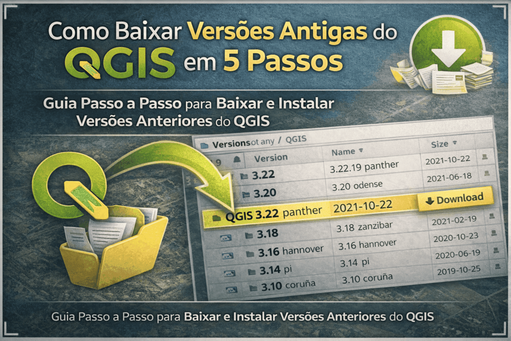 Como Baixar Versões Antigas do QGIS em 5 Passos