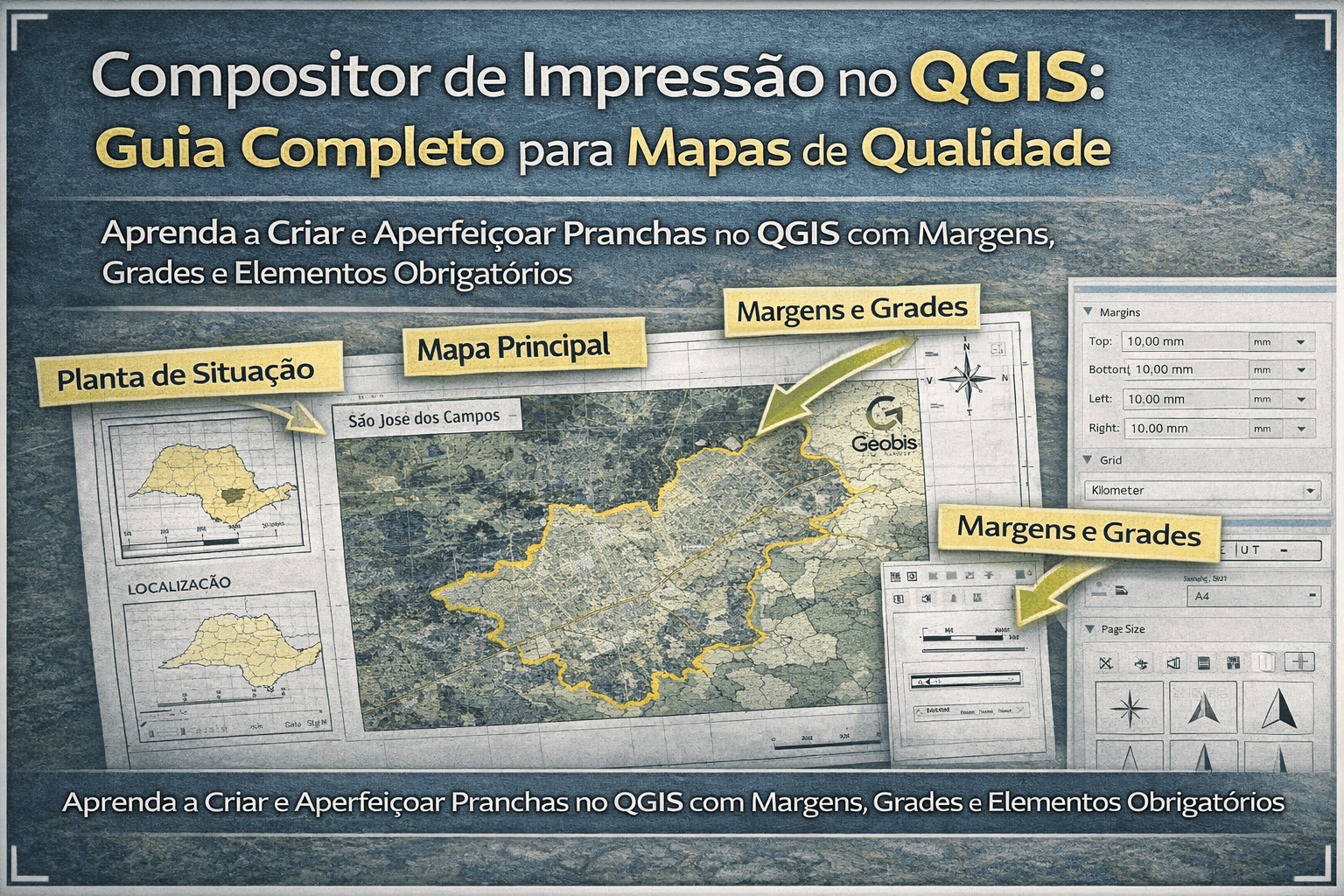 Compositor de Impressão no QGIS: Guia Completo em 7 Passos
