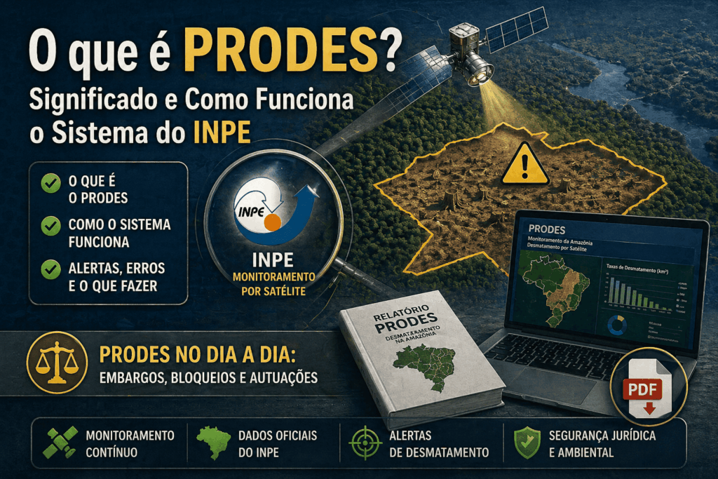 O que é PRODES? Significado e Como Funciona o Sistema do INPE