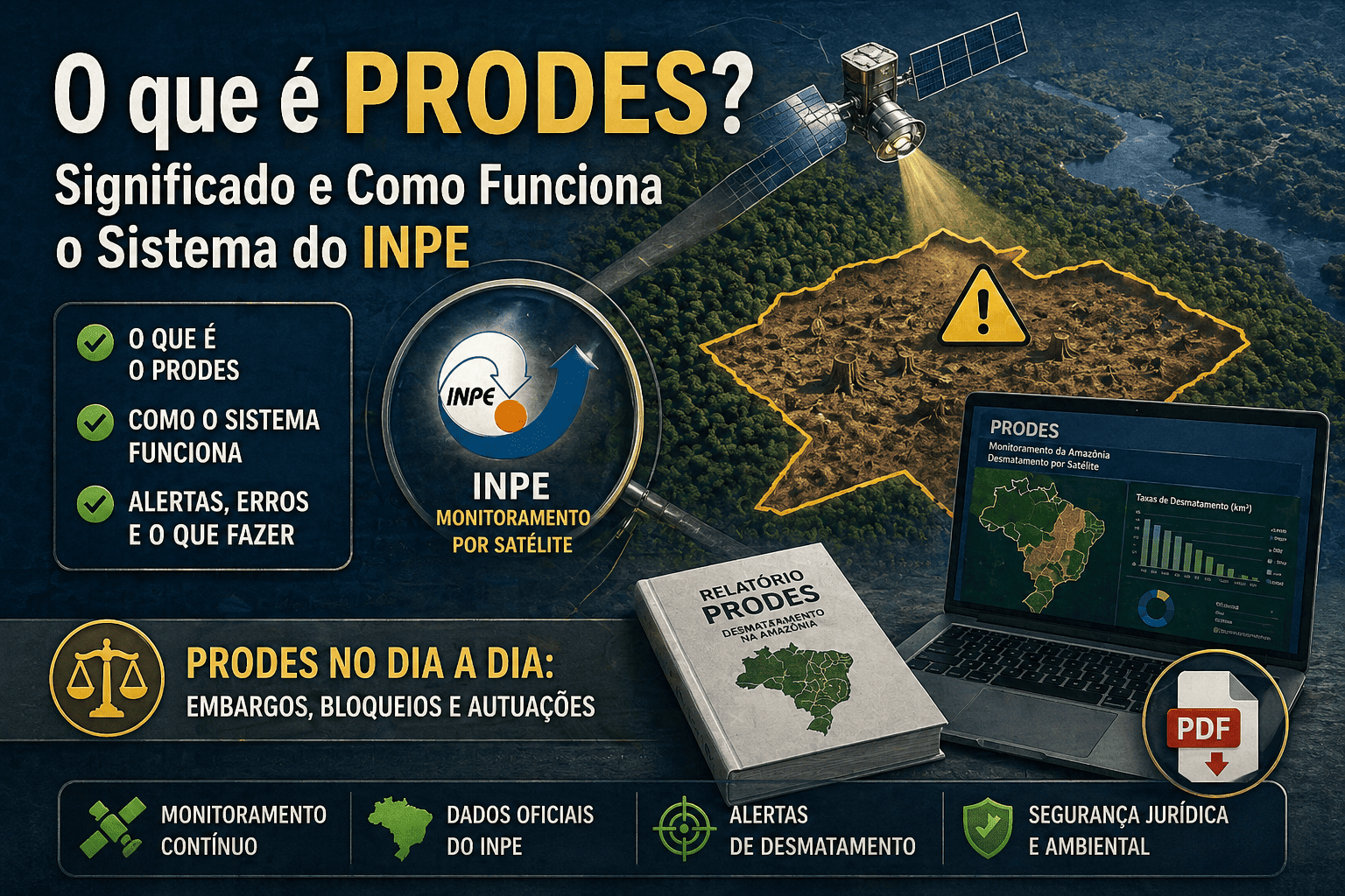 O que é PRODES? Significado e Como Funciona o Sistema do INPE