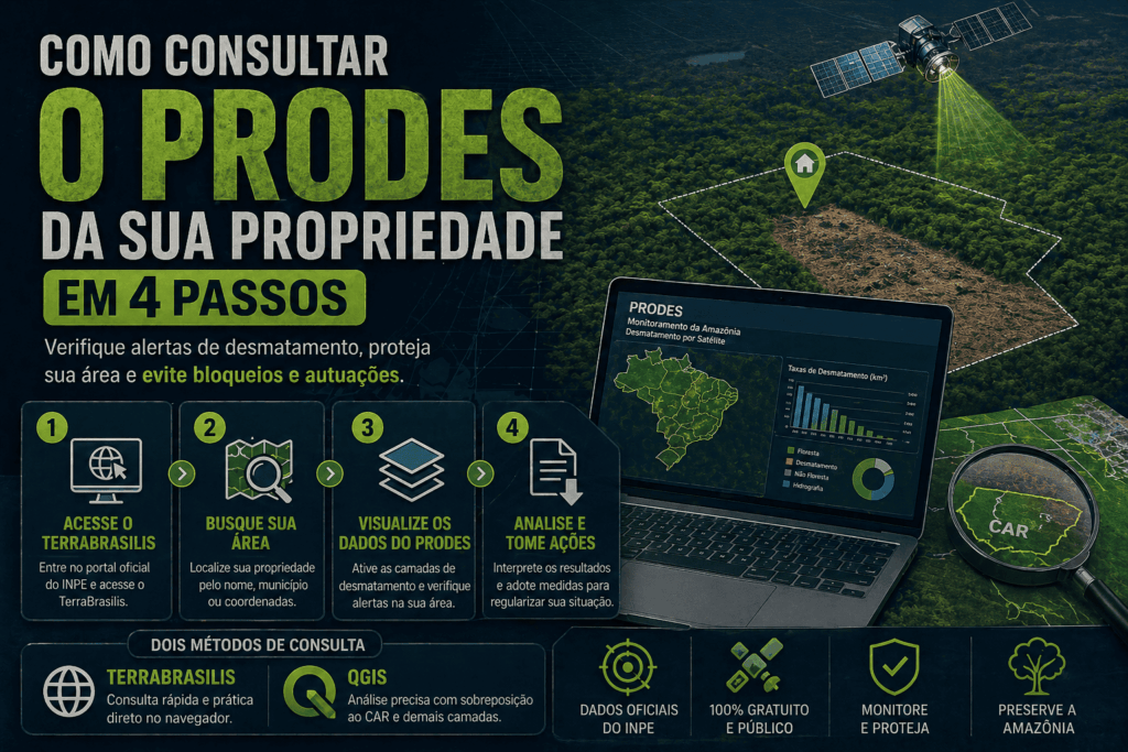 Como Consultar o PRODES da Sua Propriedade em 4 Passos