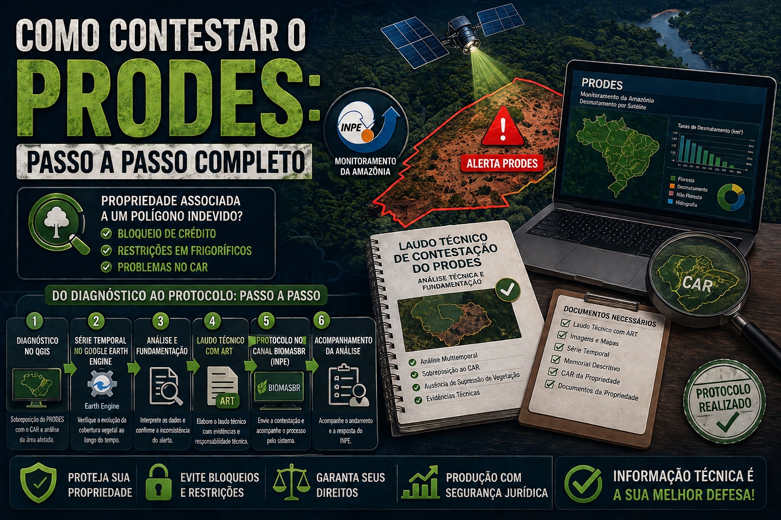 Como Contestar o PRODES: Passo a Passo Completo para Falso Positivo