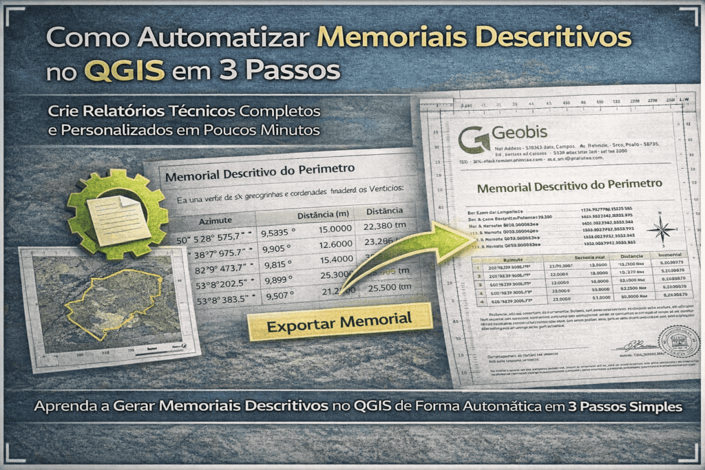 Memorial Descritivo no QGIS: Gere Automaticamente em 3 Passos