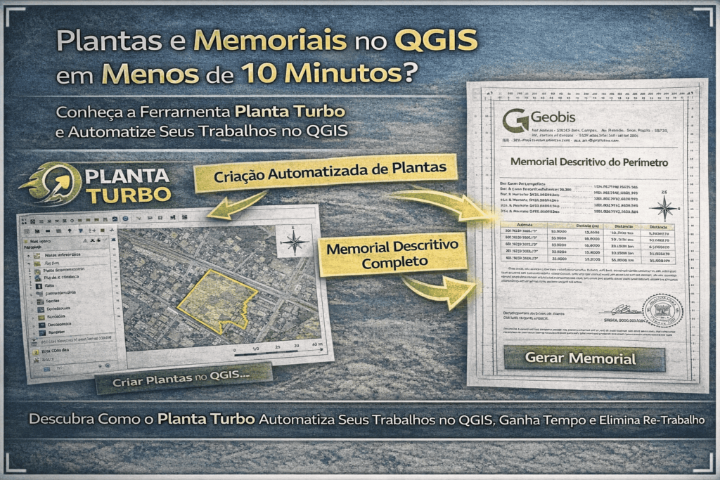 Planta Turbo: Gere Plantas e Memoriais Descritivos em Menos de 10 Minutos no QGIS