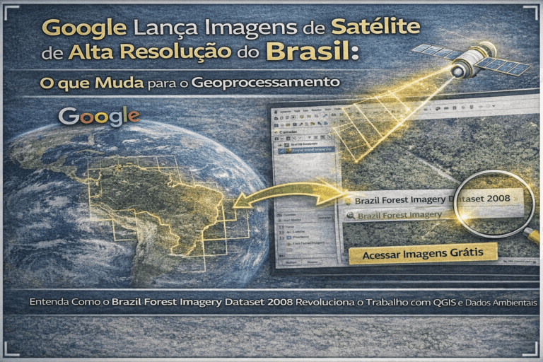 Google Lança Imagens de Satélite de 2008 de Alta Resolução do Brasil: O que Muda para o Geoprocessamento