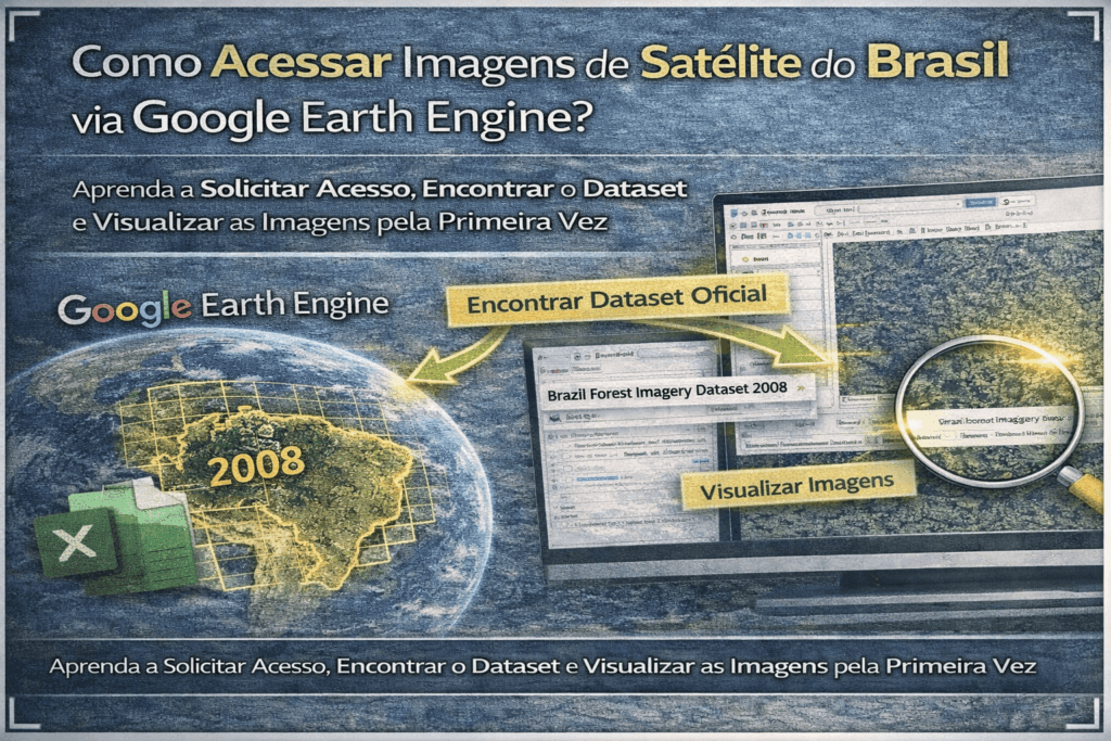 Como Acessar o Brazil Forest Imagery Dataset 2008 no Google Earth Engine