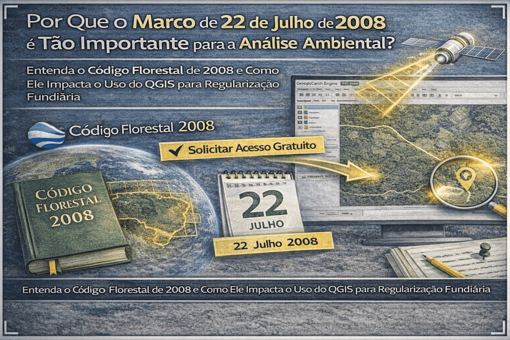 Código Florestal 2008: Por que essa Data Define o Geoprocessamento no Brasil