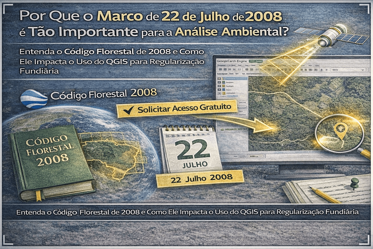 Código Florestal 2008: Por que essa Data Define o Geoprocessamento