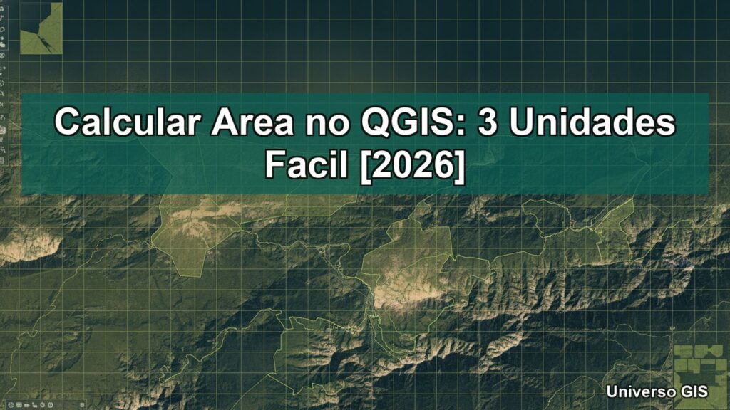 Calcular Área no QGIS: 3 Unidades Fácil [2026]
