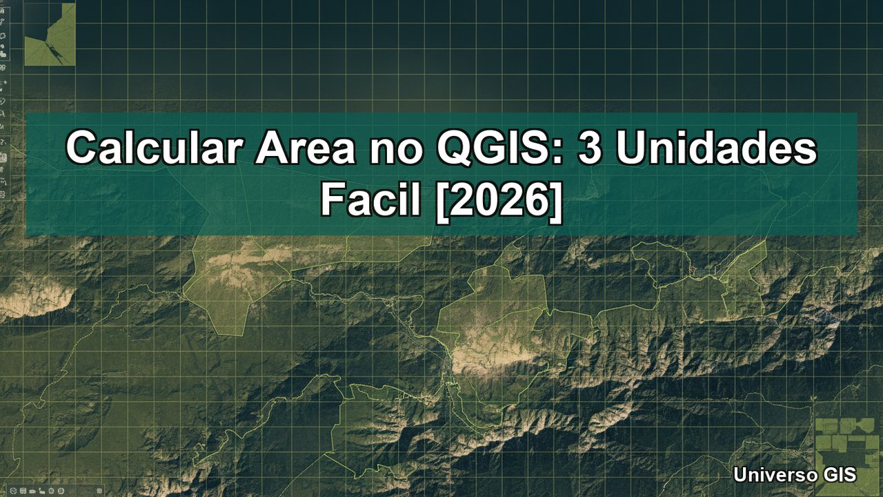 calcular area no QGIS - Universo GIS