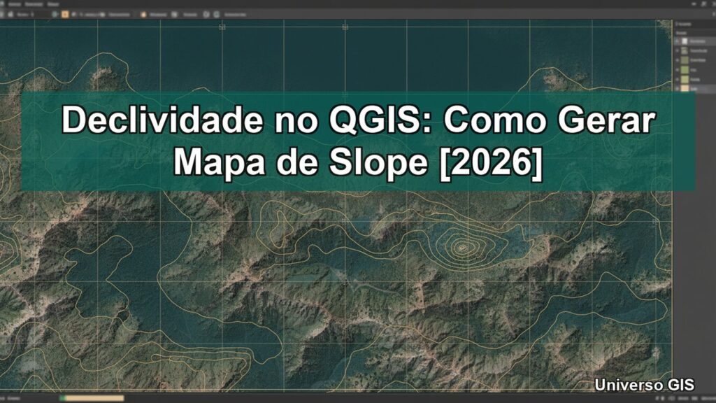 Declividade no QGIS: Como Gerar Mapa de Slope [2026]