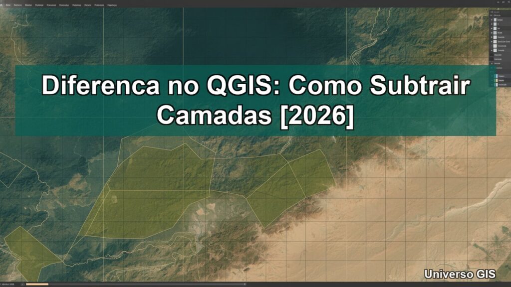 Diferenca no QGIS: Como Subtrair Camadas [2026]