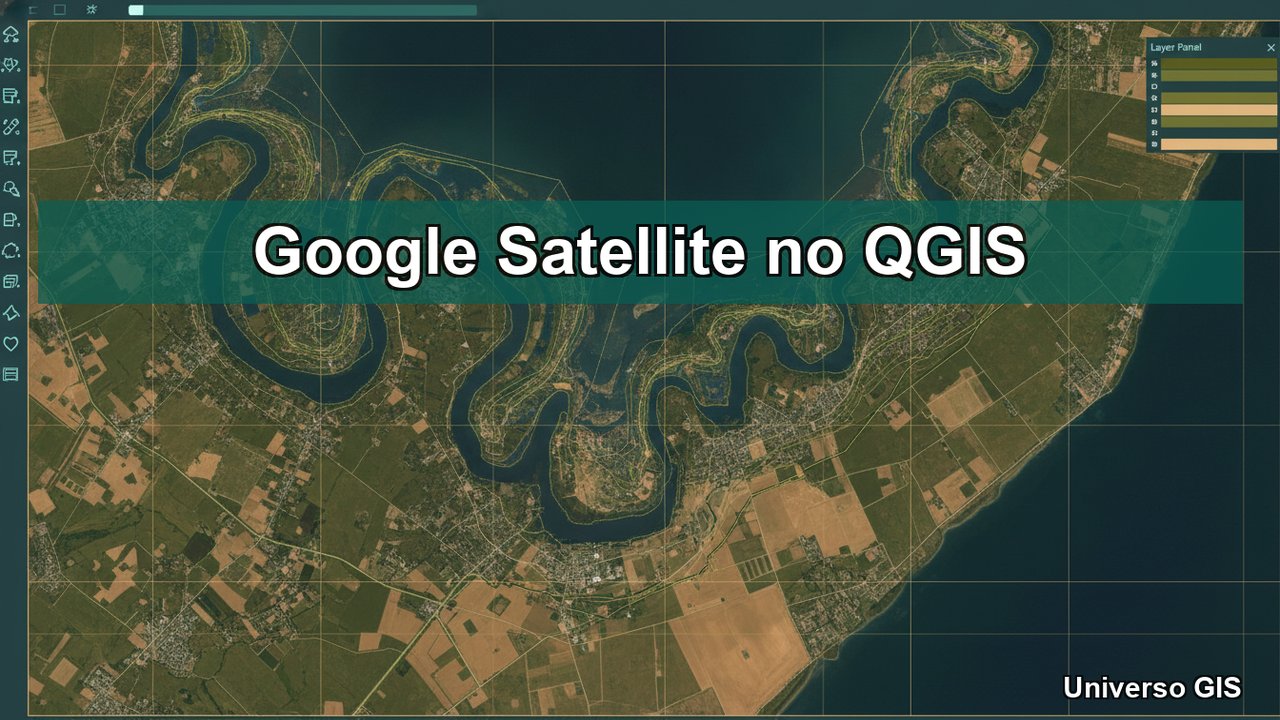 Google Satellite no QGIS - Universo GIS