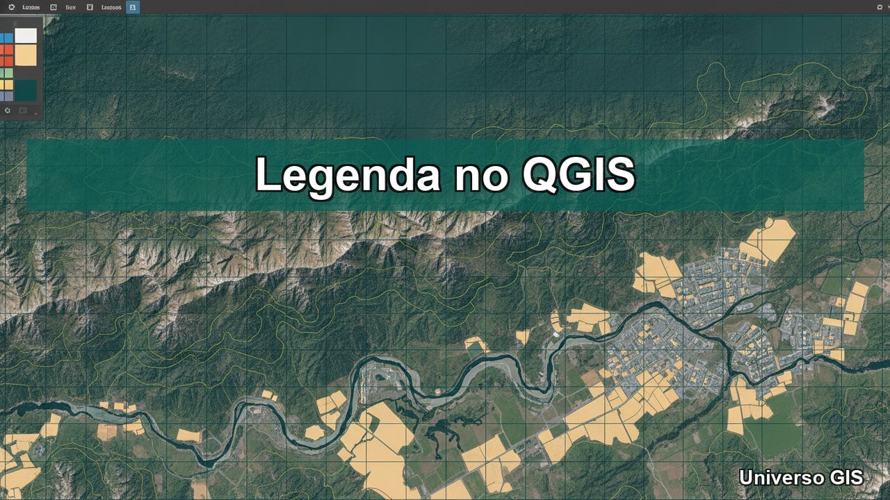 legenda no QGIS configurada no compositor de impressao
