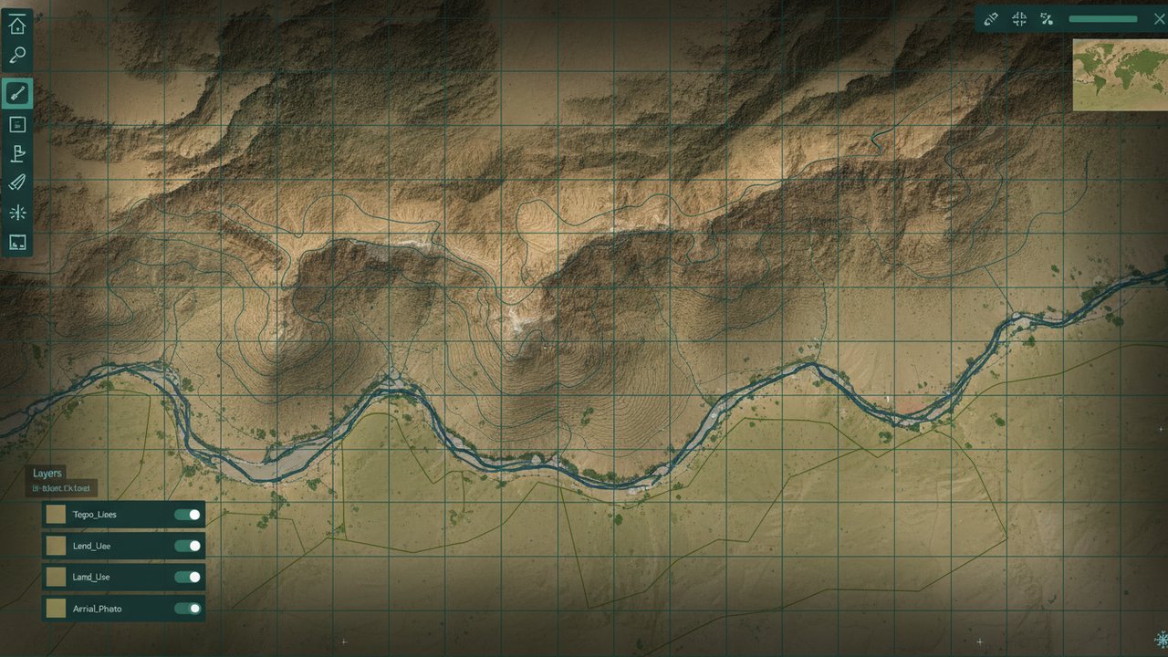 mapa 3d - Universo GIS