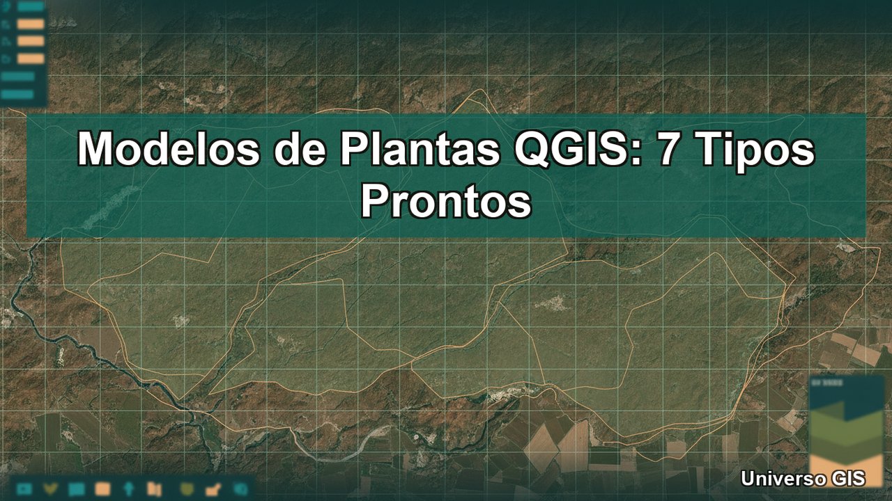 modelos de plantas qgis - Universo GIS