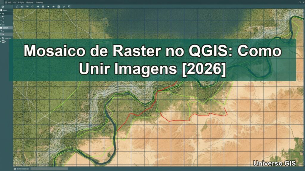 Mosaico de Raster no QGIS: Como Unir Imagens [2026]