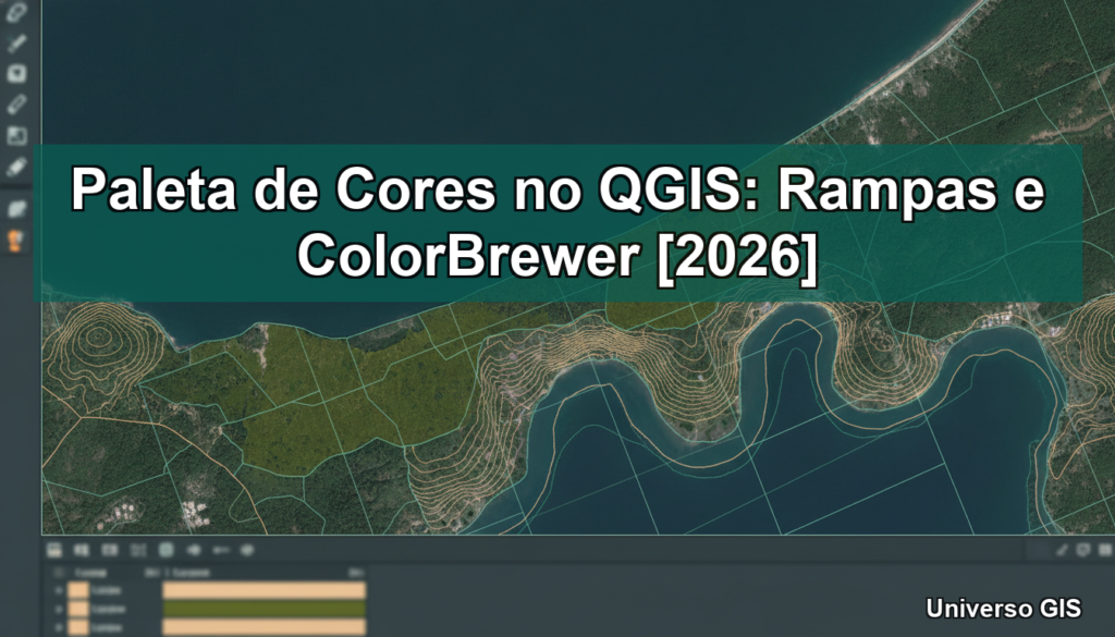 Paleta de Cores no QGIS: Rampas e ColorBrewer [2026]