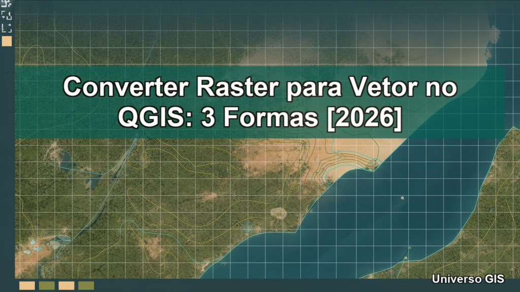 Converter Raster para Vetor no QGIS: 3 Formas [2026]