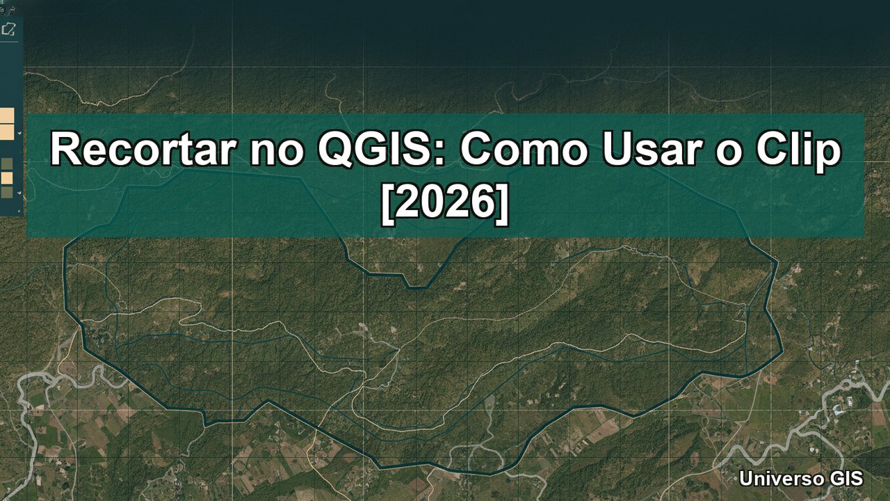 Recortar no QGIS: Como Usar o Clip [2026] - Tutorial Universo GIS