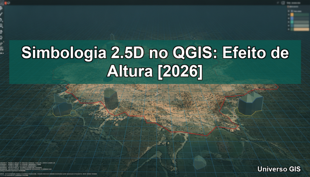 Simbologia 2.5D no QGIS: Efeito de Altura [2026]