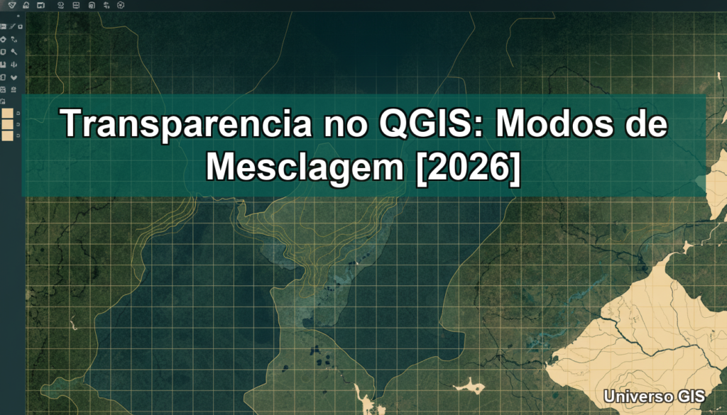 Transparencia no QGIS: Modos de Mesclagem [2026]