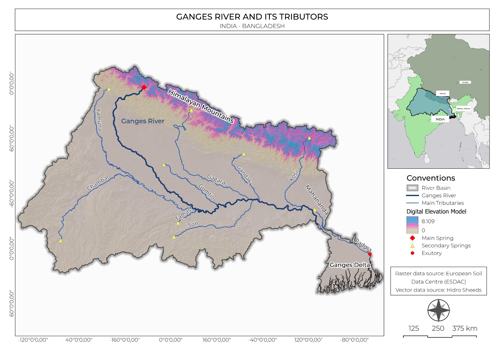 Exemplo de produto cartográfico elaborado com QGIS