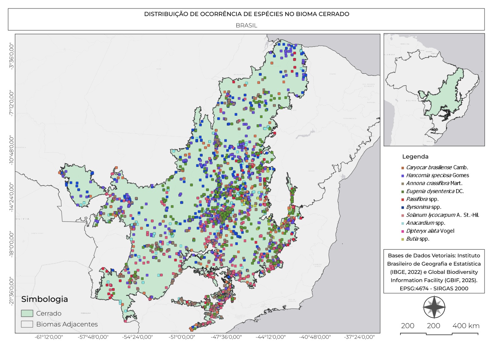 Exemplo de produto cartográfico elaborado com QGIS