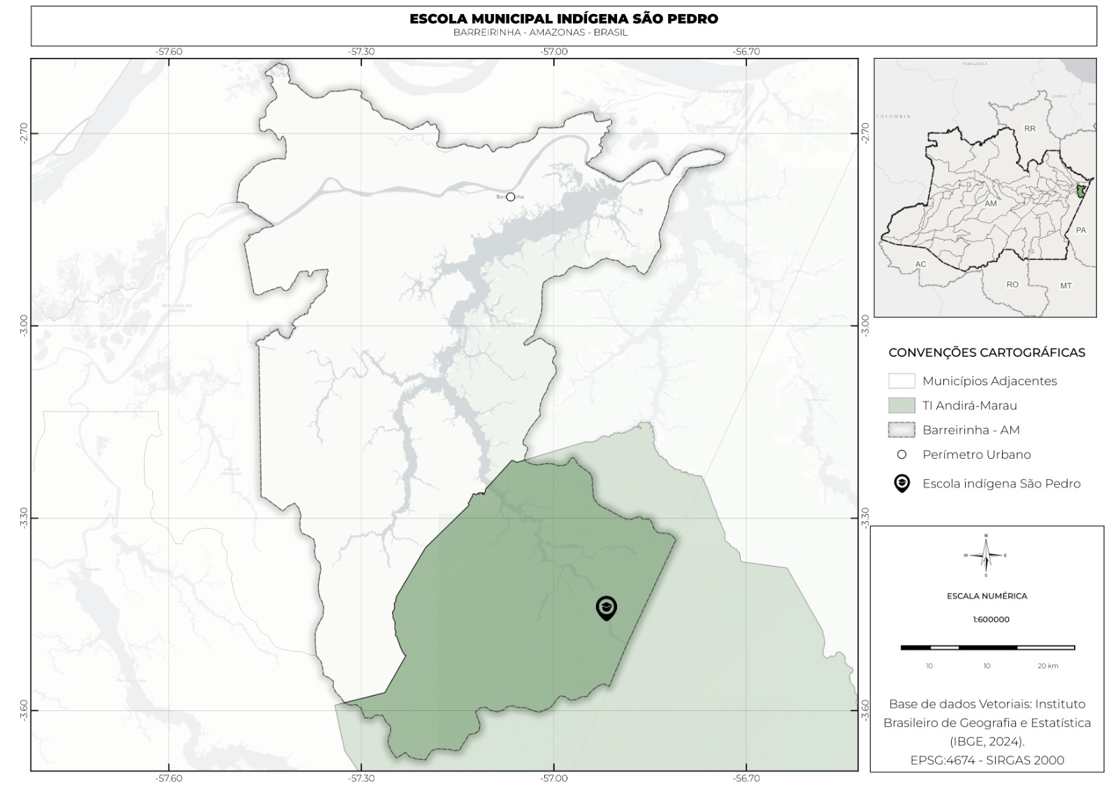 Exemplo de produto cartográfico elaborado com QGIS