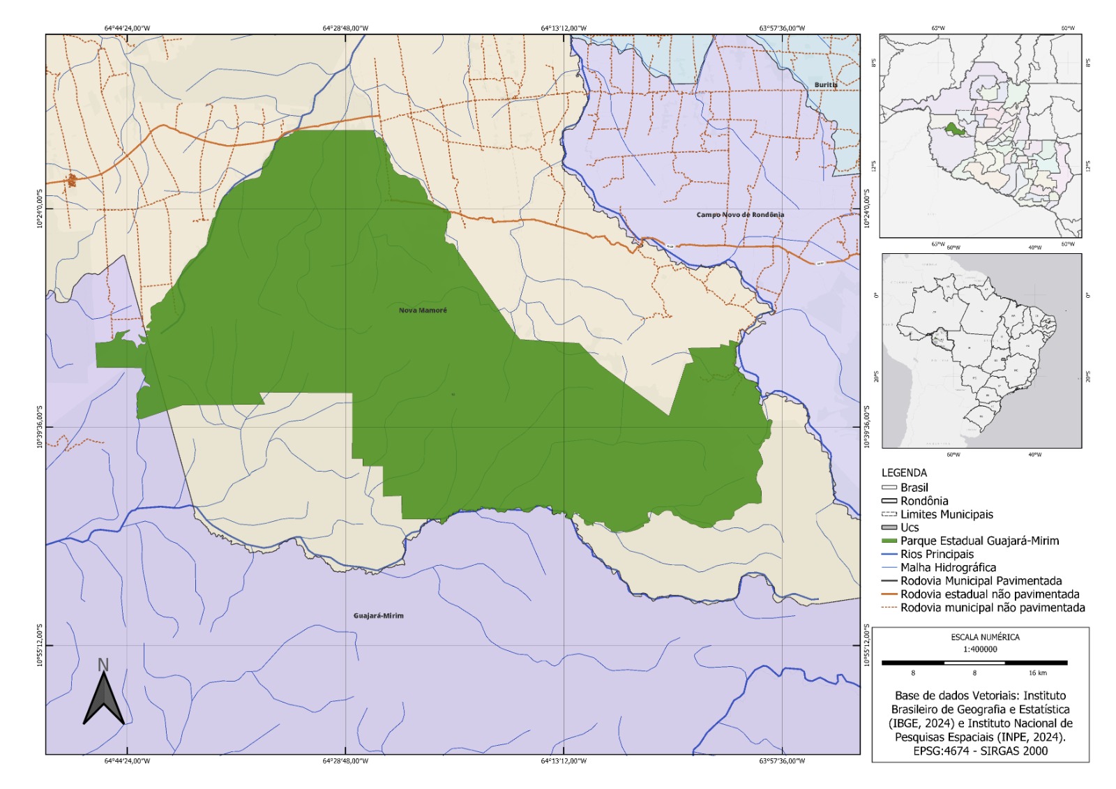 Exemplo de produto cartográfico elaborado com QGIS