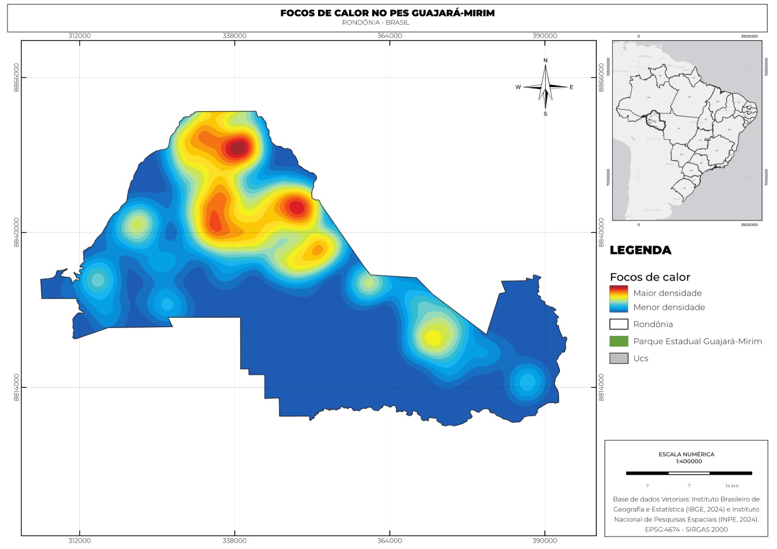 Exemplo de produto cartográfico elaborado com QGIS