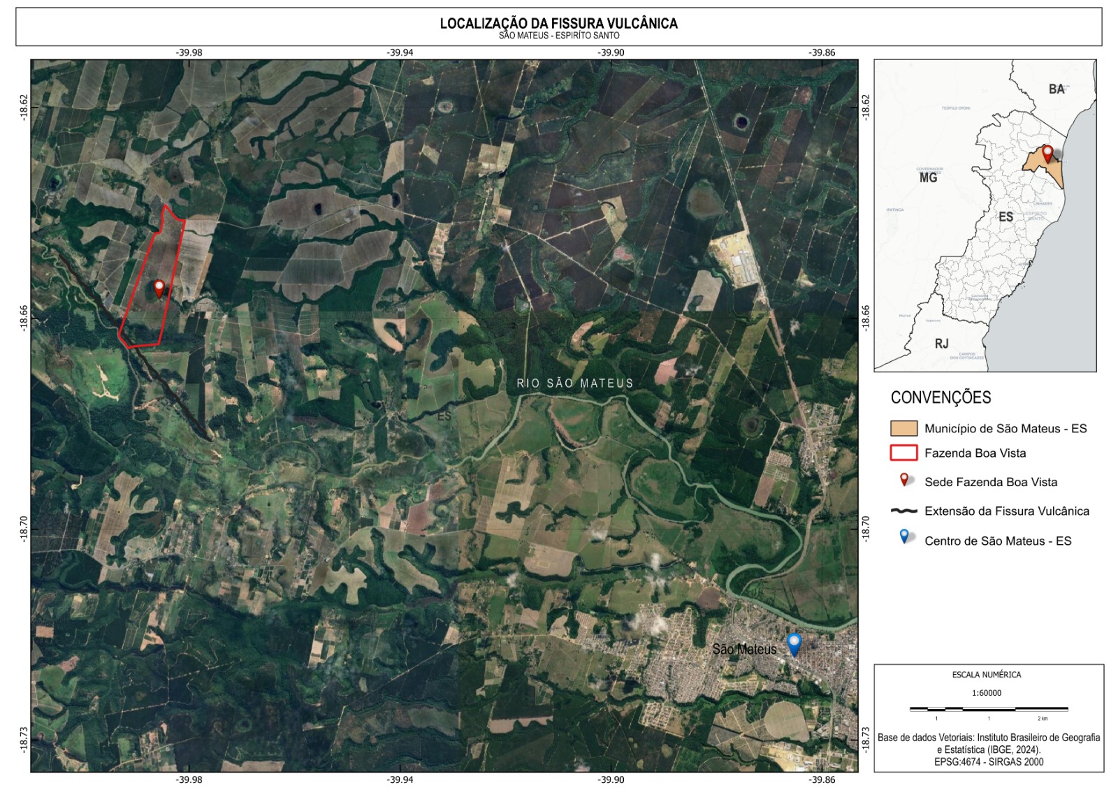 Exemplo de produto cartográfico elaborado com QGIS