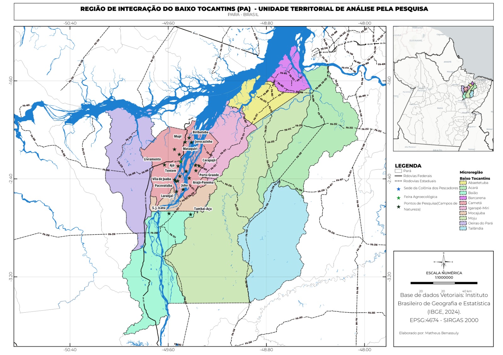 Exemplo de produto cartográfico elaborado com QGIS