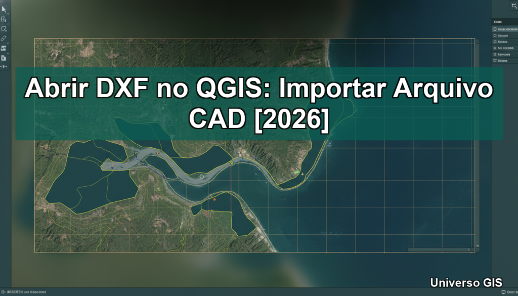 Abrir DXF no QGIS: Importar Arquivo CAD [2026]