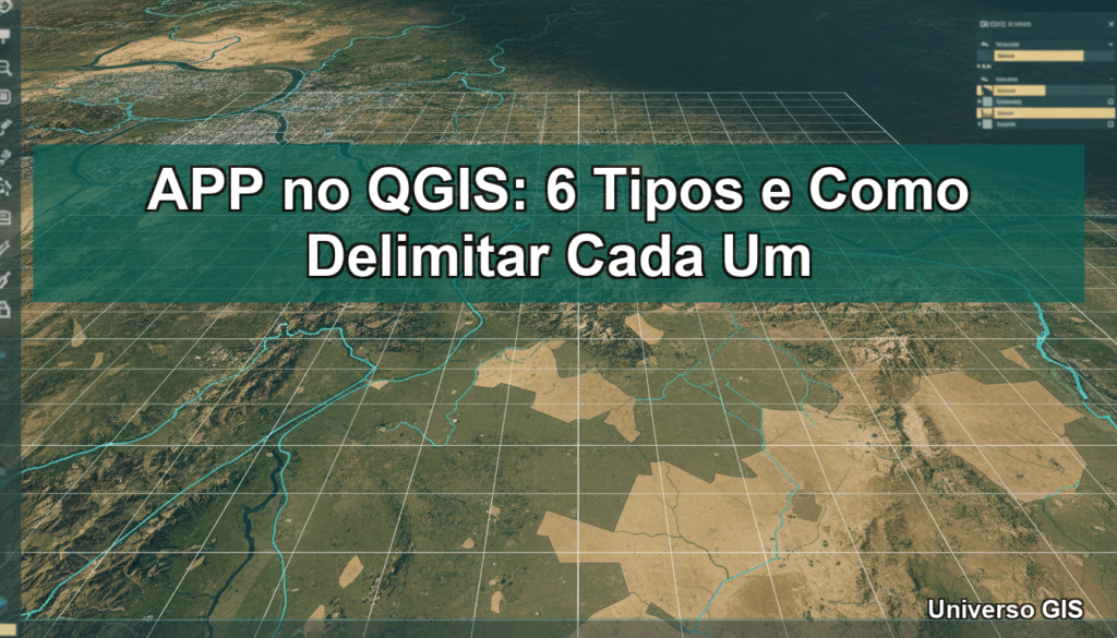 APP no QGIS: 6 Tipos e Como Delimitar Cada Um