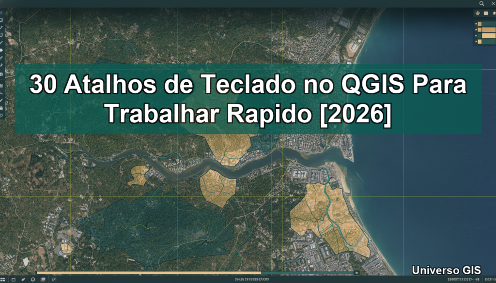30 Atalhos de Teclado no QGIS Para Trabalhar Rapido [2026]