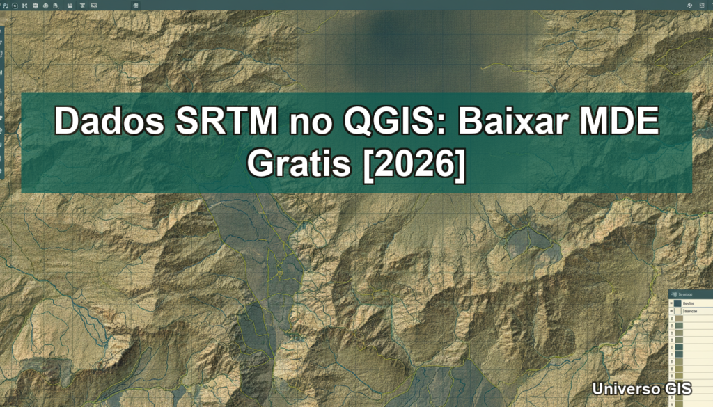 Dados SRTM no QGIS: Baixar MDE Gratis [2026]