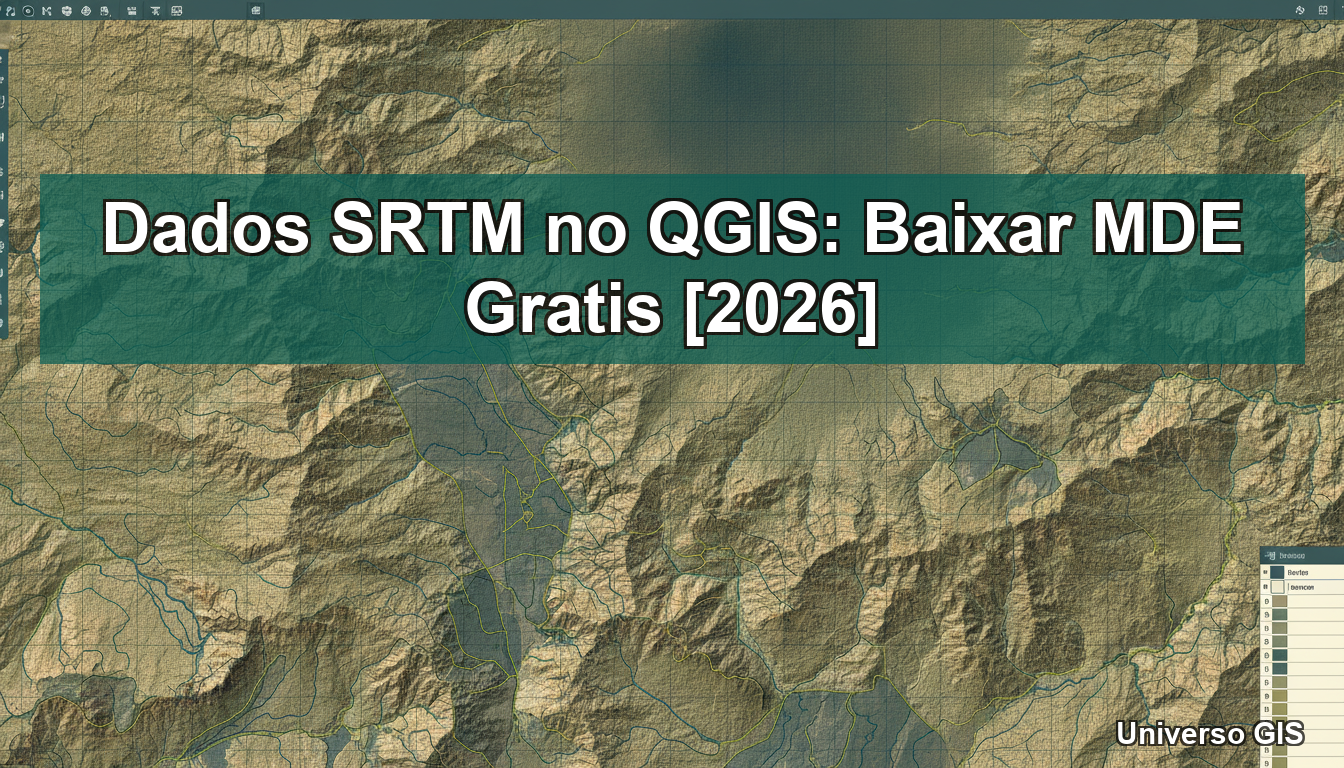 dados srtm no qgis