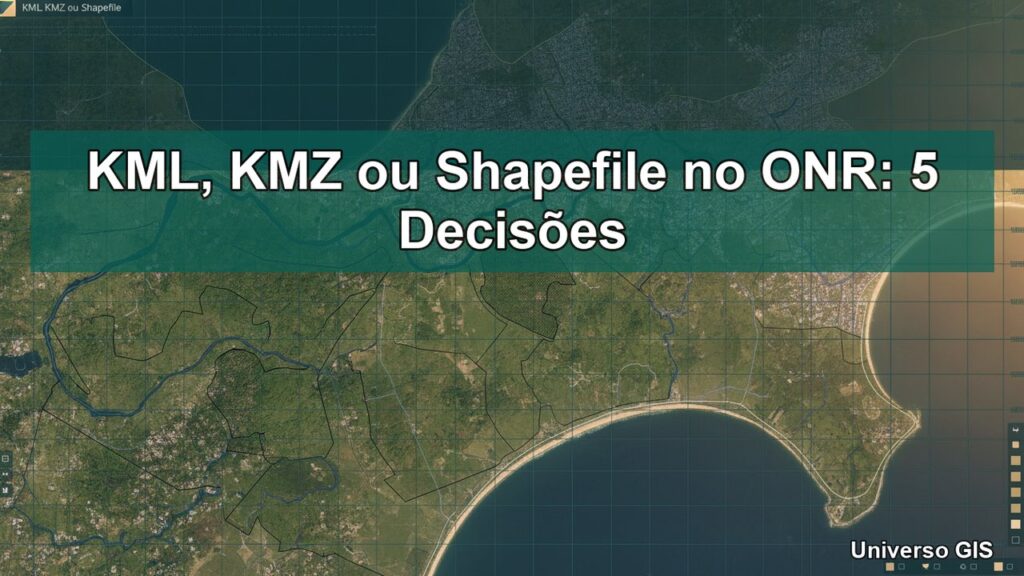 KML, KMZ ou Shapefile no ONR: 5 Decisões