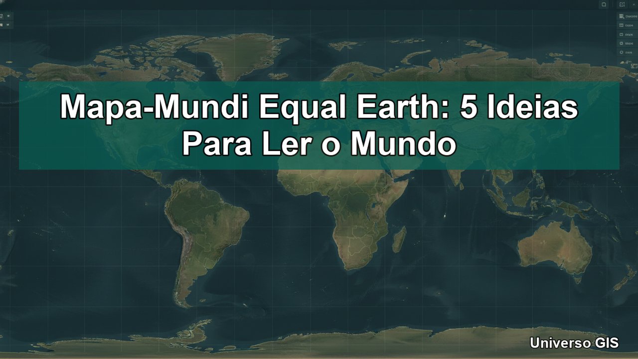 mapa-mundi Equal Earth - Universo GIS