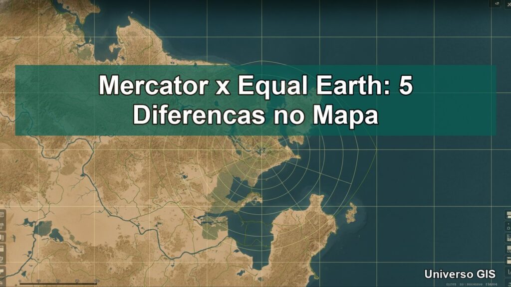 Mercator x Equal Earth: 5 Diferencas no Mapa