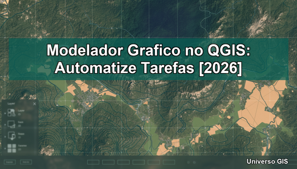 Modelador Grafico no QGIS: Automatize Tarefas [2026]