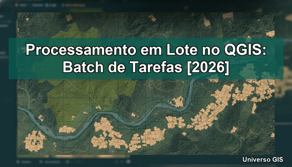 Processamento em Lote no QGIS: Batch de Tarefas [2026]