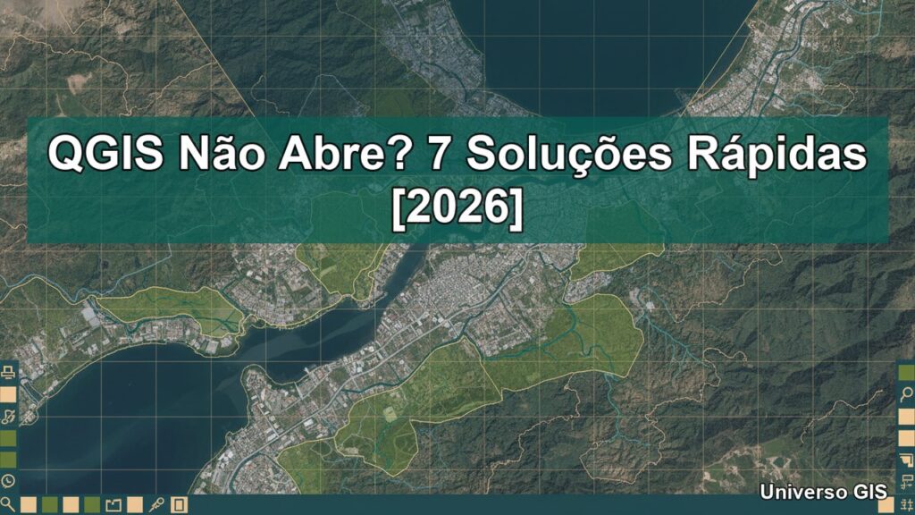 QGIS Não Abre? 7 Soluções Rápidas [2026]