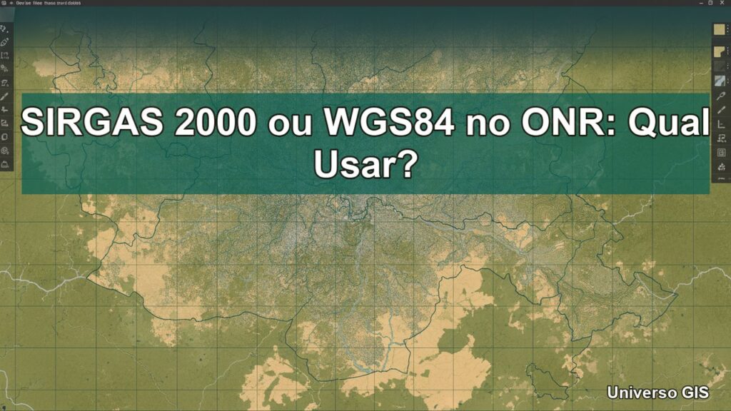 SIRGAS 2000 ou WGS84 no ONR: Qual Usar?