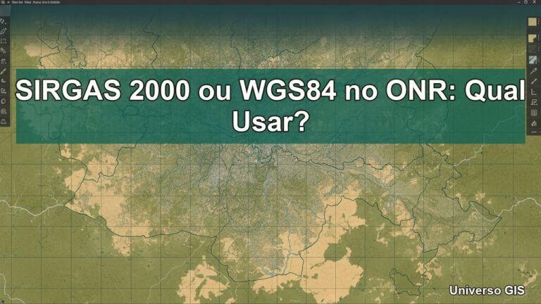 SIRGAS 2000 ou WGS84 no ONR: Qual Usar?